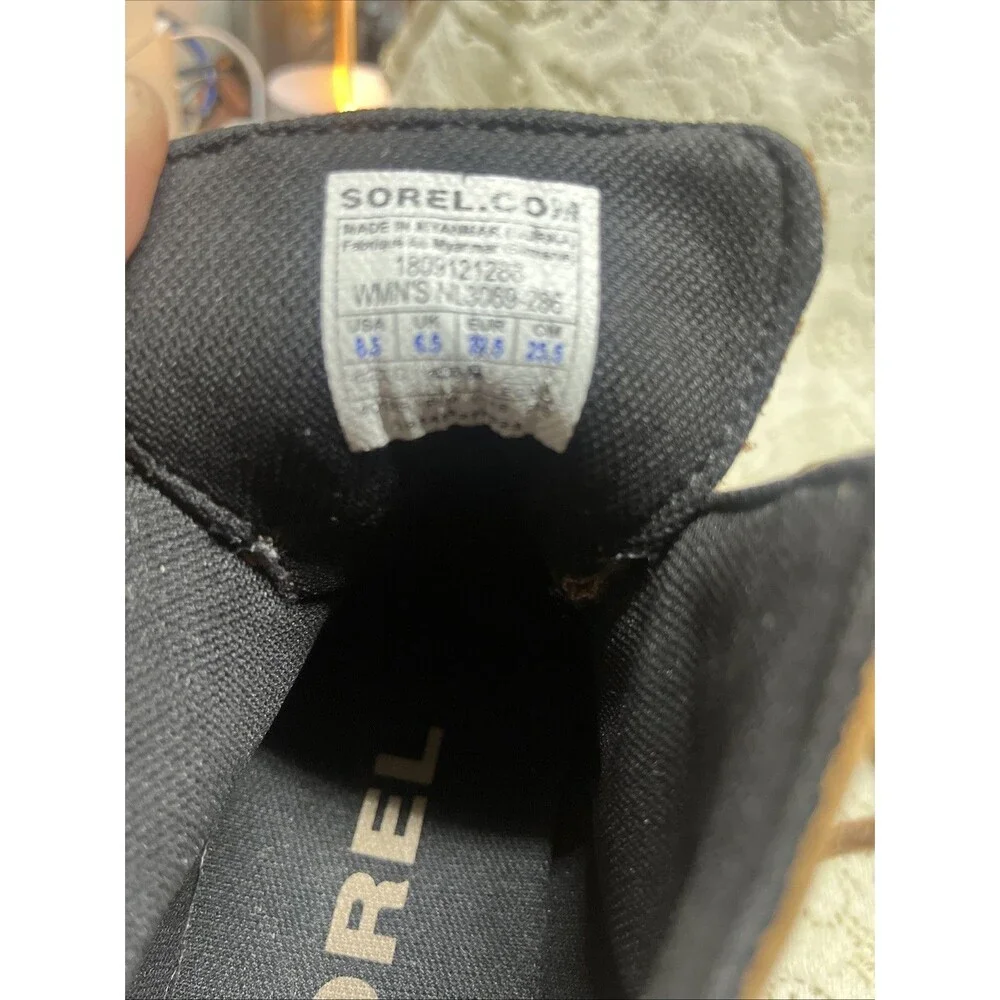 Sorel Out n About Womens 8.5 Duck Boots Brown Leather Lace Up Ankle Shoes